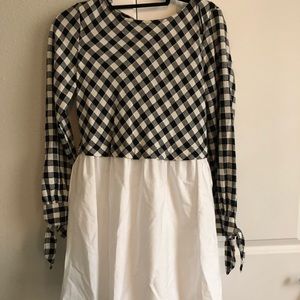 Plaid Zara Color Block Dress